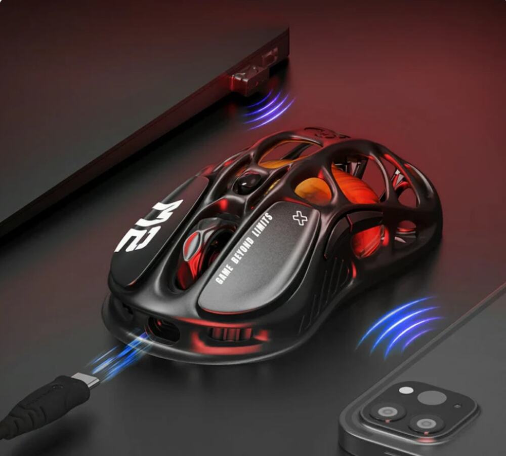 GravaStar Mercury M2 - Stealth Black Wireless Gaming Mouse